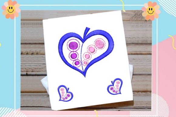 Blue Heart Flower