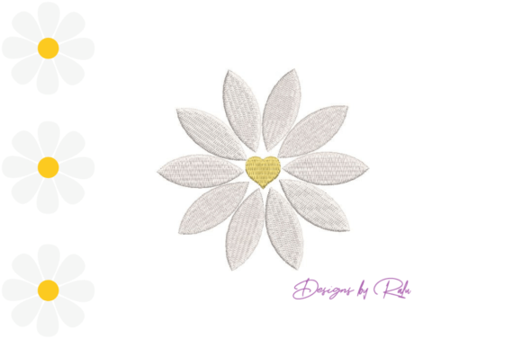 Heart Daisy Flower