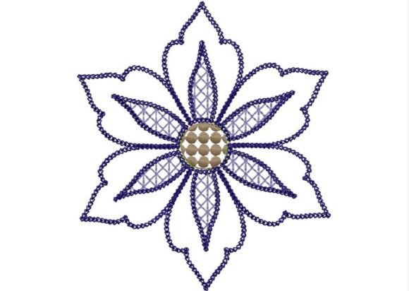 Hemstitch Flower