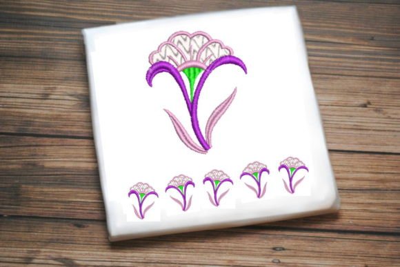 Purple White Flower
