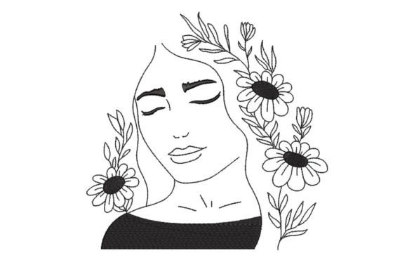 Woman with Flowers